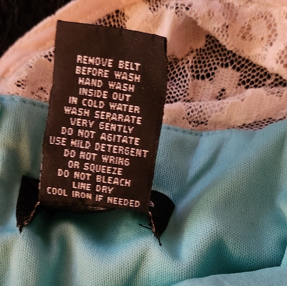 TEAZE ME SZ 7 Green/Ivory Ruffle Tulle Sleeveless Cocktail Dress - Picture 7 of 15